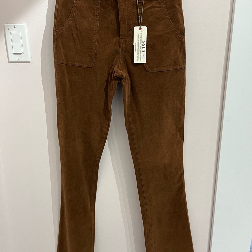Sanctuary Rust Coloured Boot Cut Pants